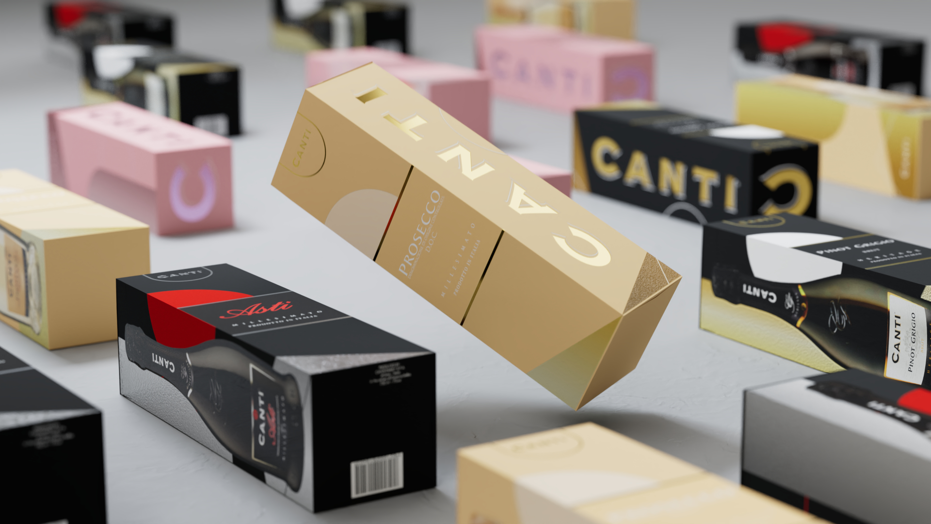 Wijnproducent Canti heeft zijn verpakkingen vernieuwd